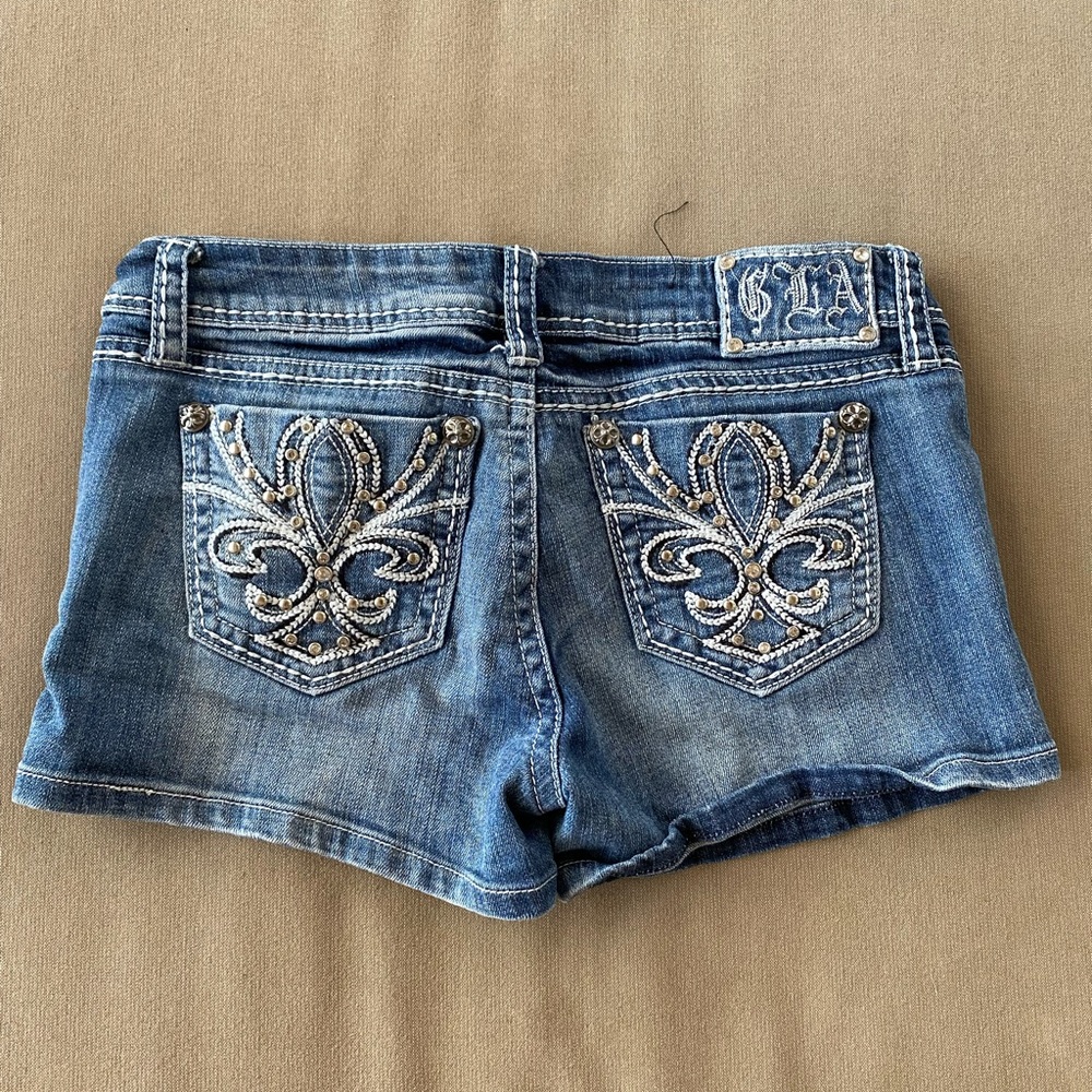 Grace in L.A Denim shorts